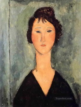 retrato de una mujer 1919 Amedeo Modigliani Pinturas al óleo